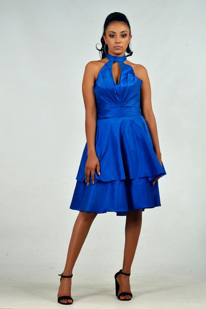 Blue Cocktail Dress